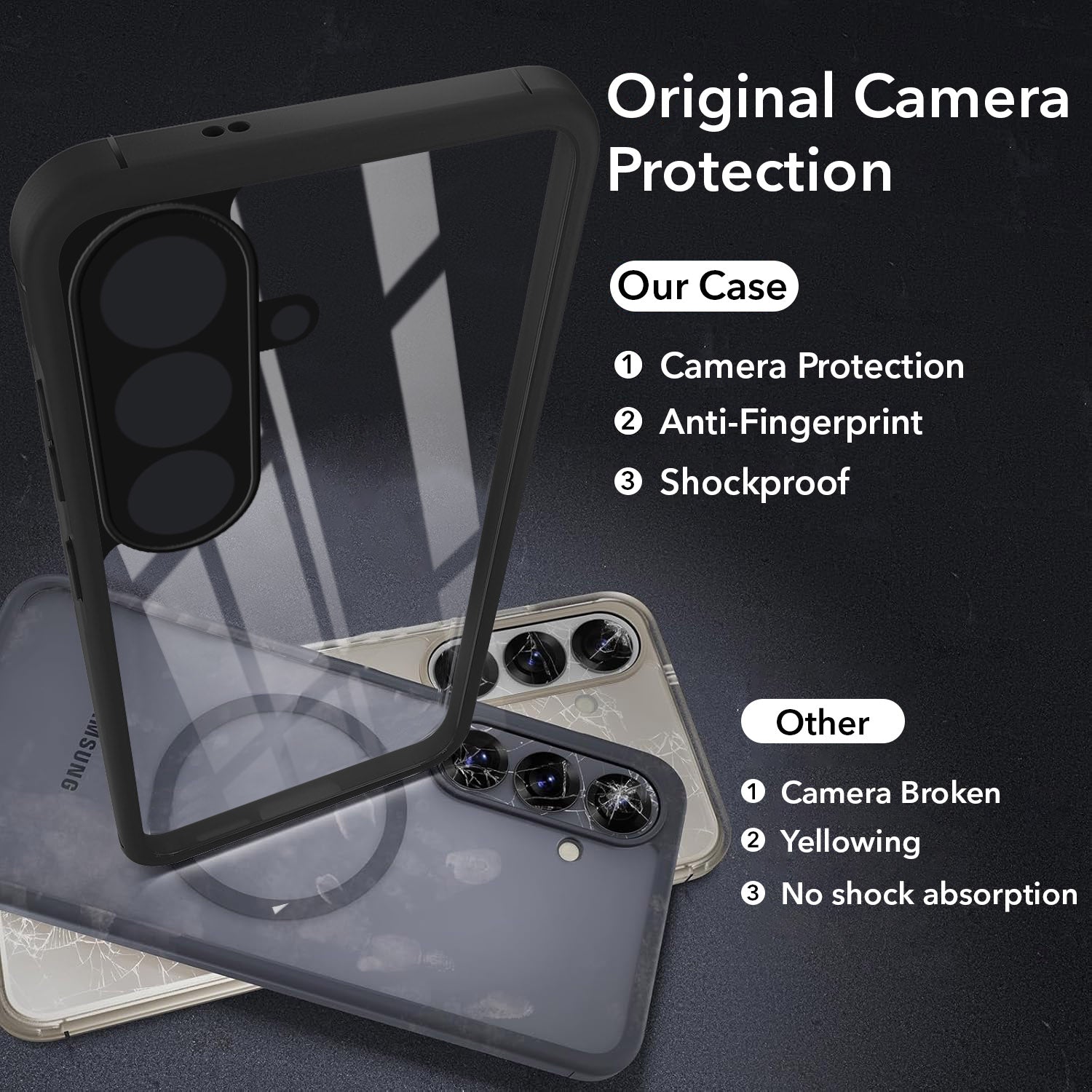 For Samsung Galaxy S26 5G Back Cover Case Ultra-Hybrid (Lifetime Anti Yellow | Anti Scratch | Crystal Clear Shockproof)