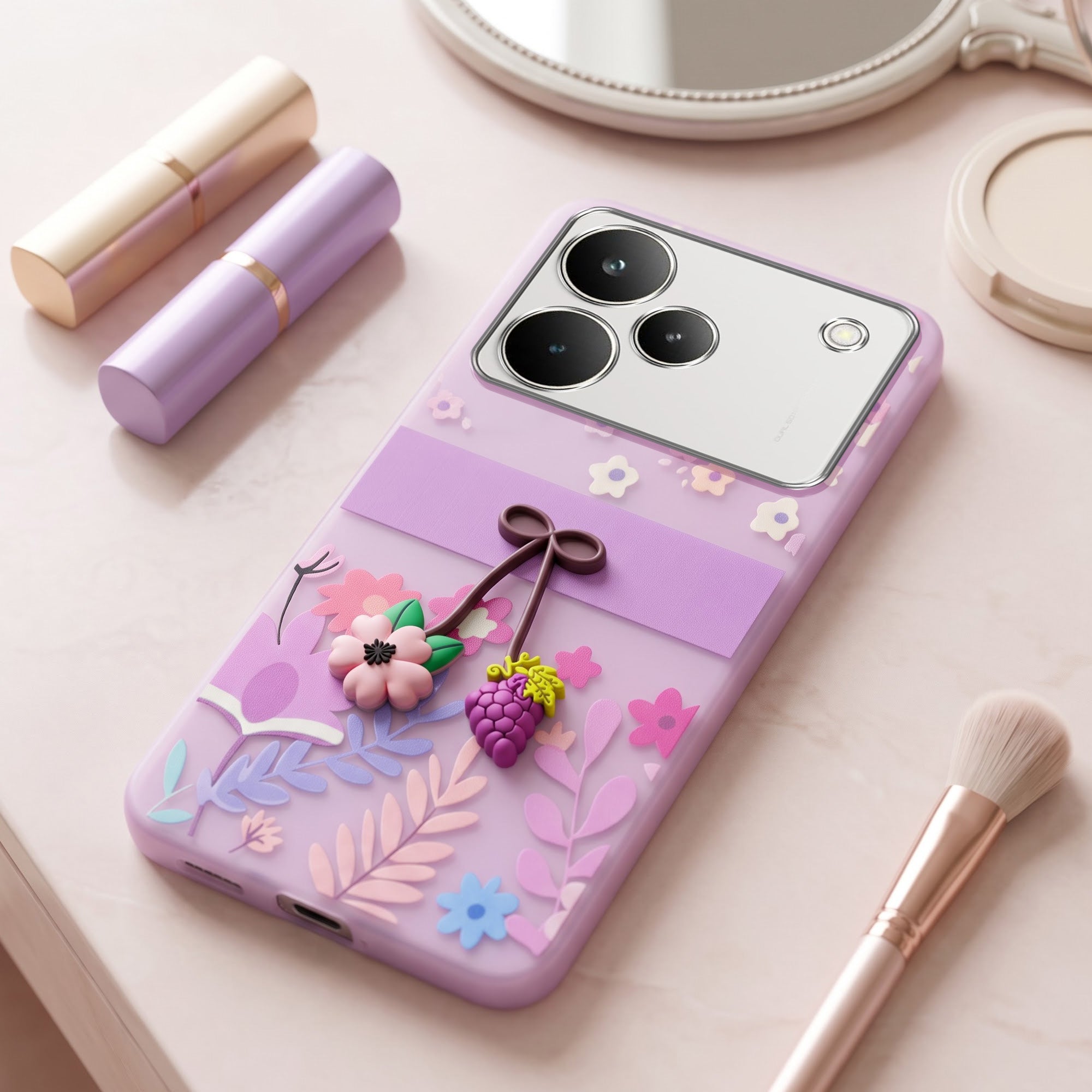 For Realme P4 Pro Back Cover Case (3D Cute Cartoons | Hard Back Side Soft | Matte Premium Finish | HD Printing)