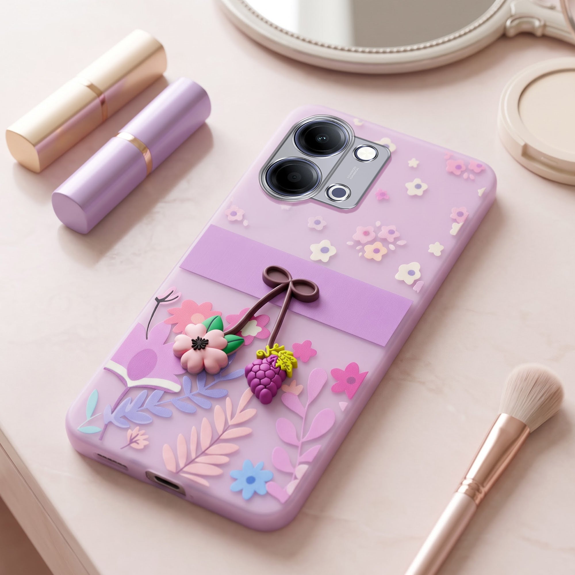 For Vivo iQOO Z11 Lite Back Cover Case (3D Cute Cartoons | Hard Back Side Soft | Matte Premium Finish | HD Printing)