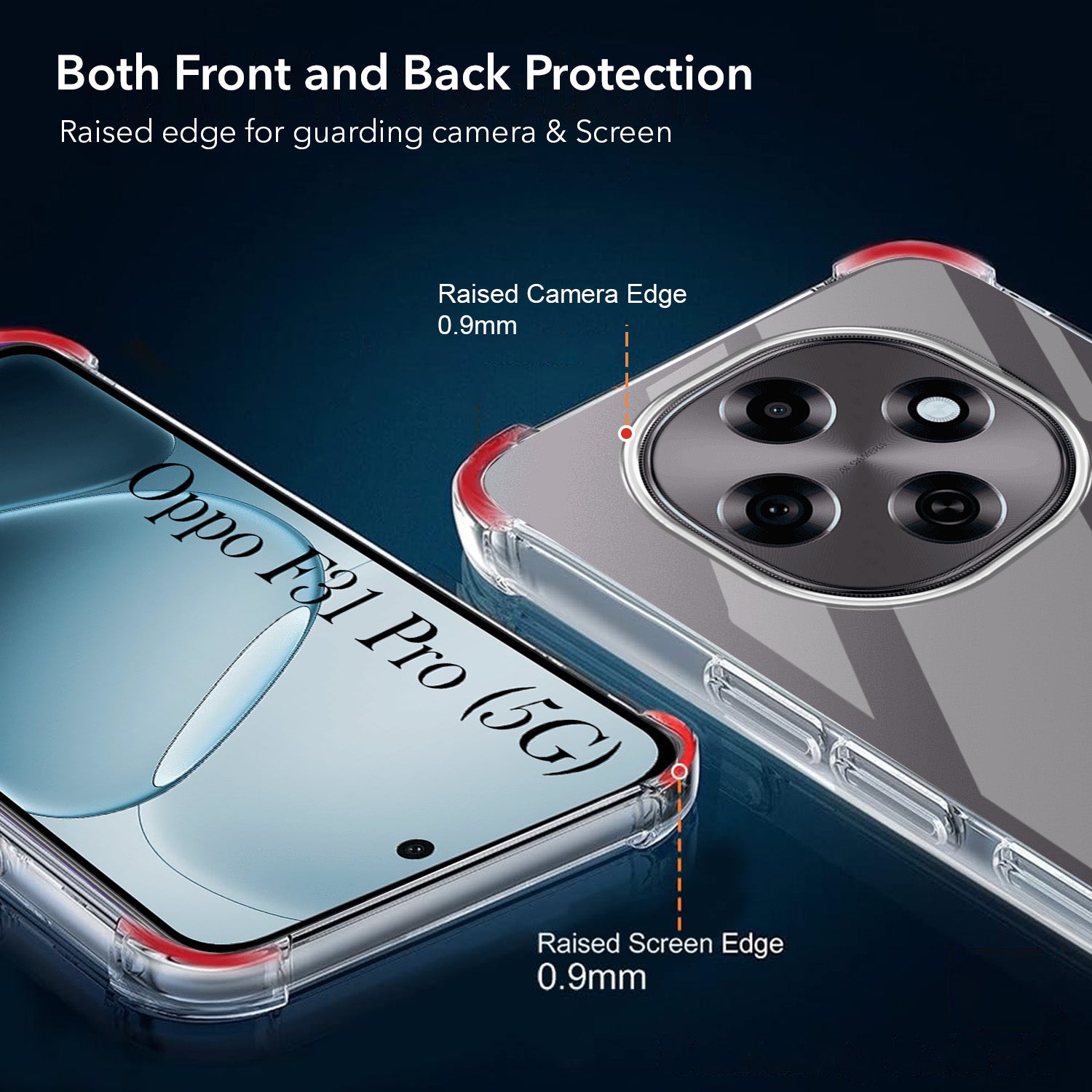 For Oppo F31 Pro Back Cover ( Drop & Camera Protection | Hard Polycarbonate)