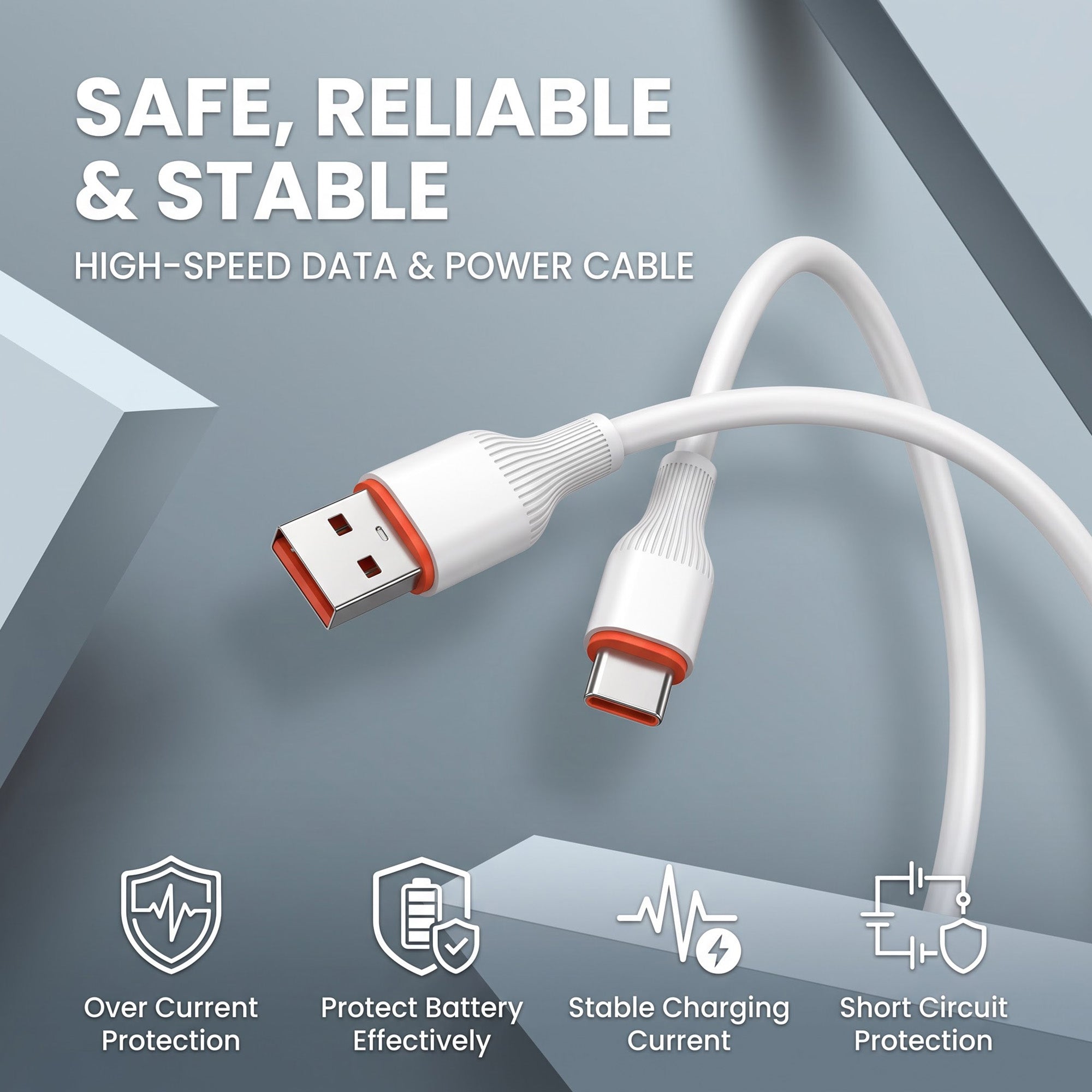 Fast Charging Cable | Power Up with Fast Charging & Data Transfer