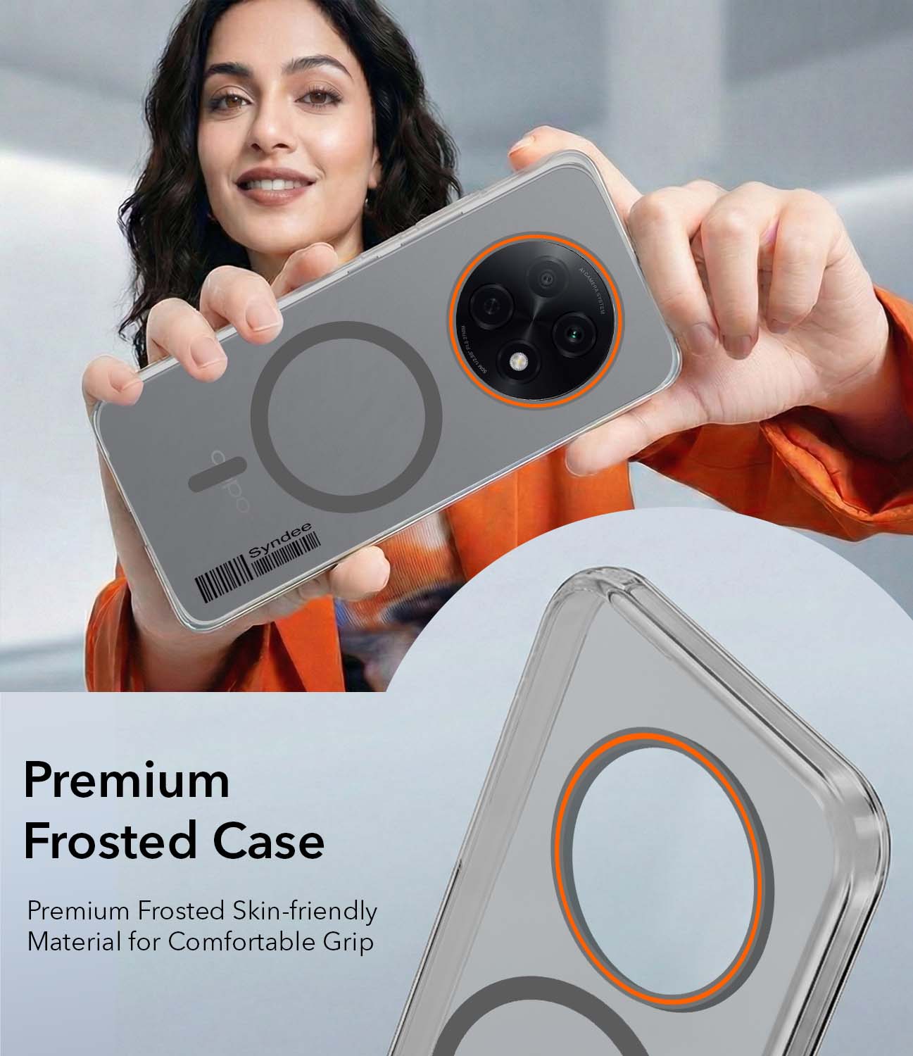 For Oppo F29 Pro Back Cover Case (Soft Touch | Camera Bump Protection | MagSafe Compatible | Matte Finish)