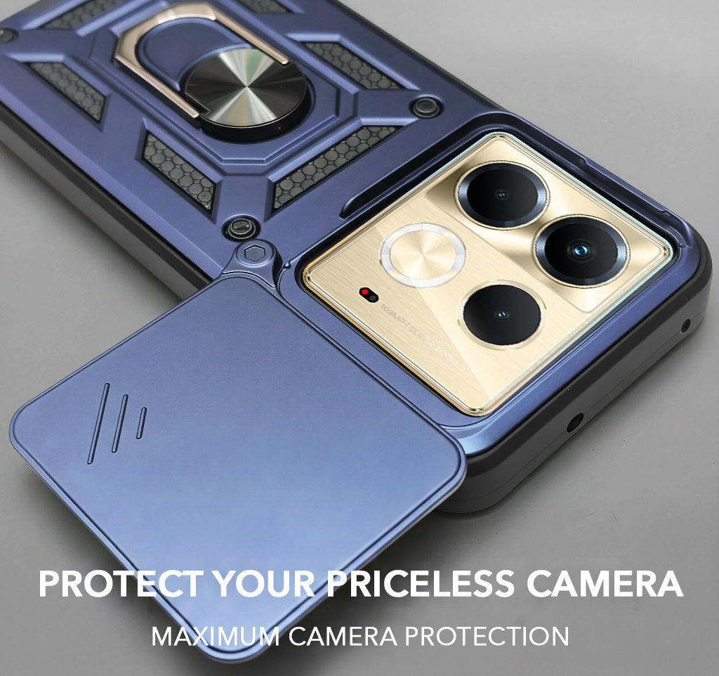 For Infinix Note 40 Back Cover Case (Hybrid Dual Armor Polycarbonate)