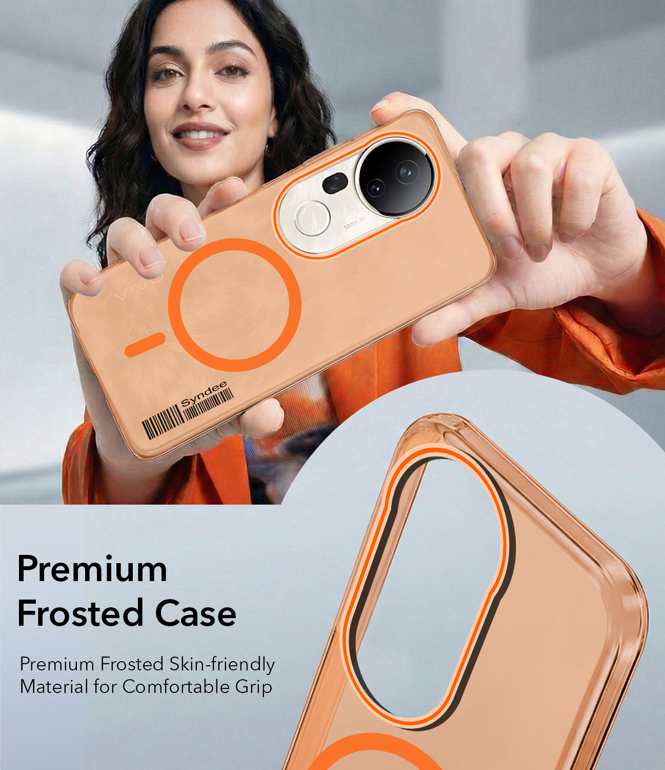 For Vivo T4 Ultra Back Cover Case (Soft Touch | Camera Bump Protection | MagSafe Compatible | Matte Finish)