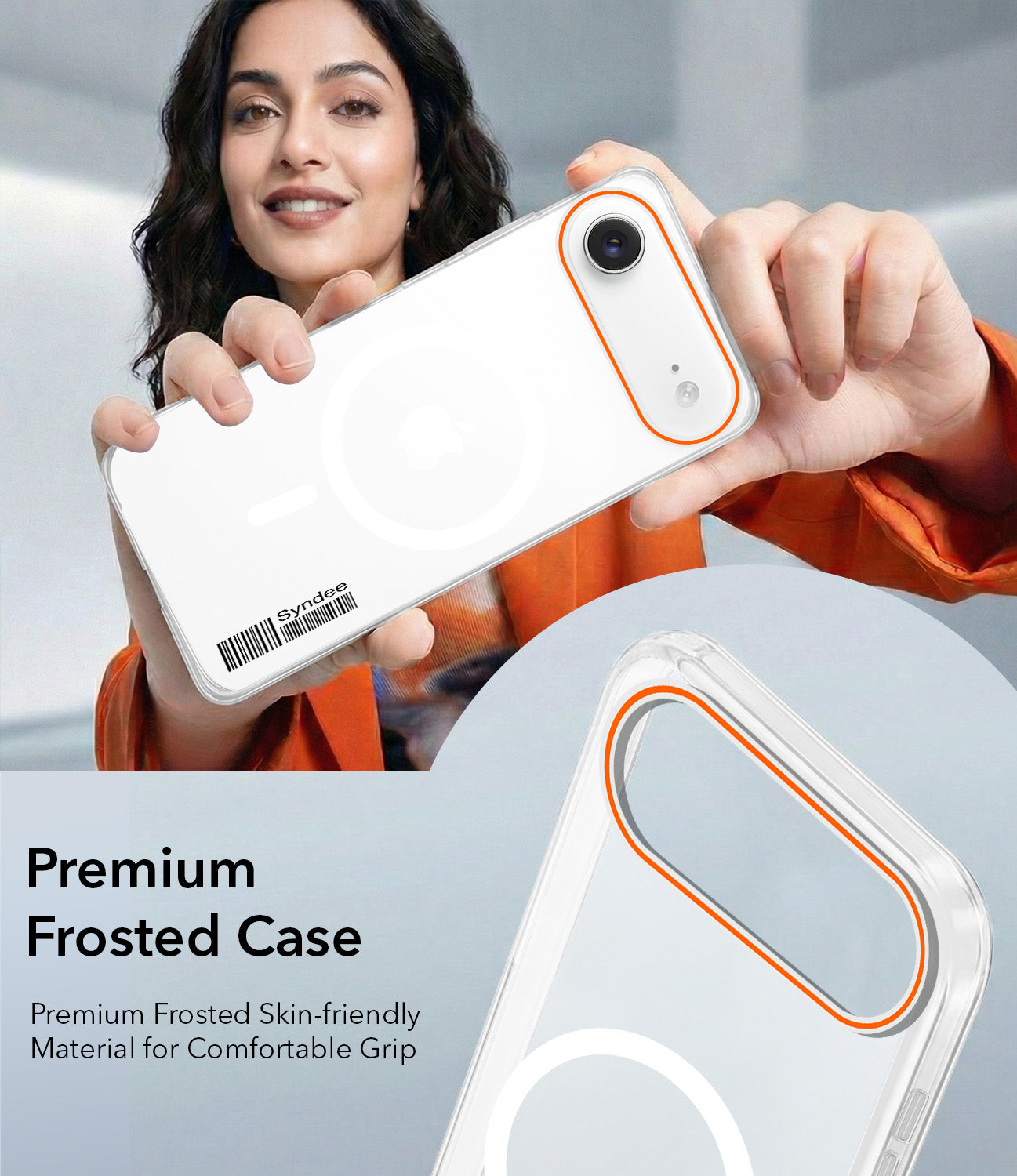 For Apple iPhone 17 Air Back Cover Case (Soft Touch | Camera Bump Protection | MagSafe Compatible | Matte Finish)