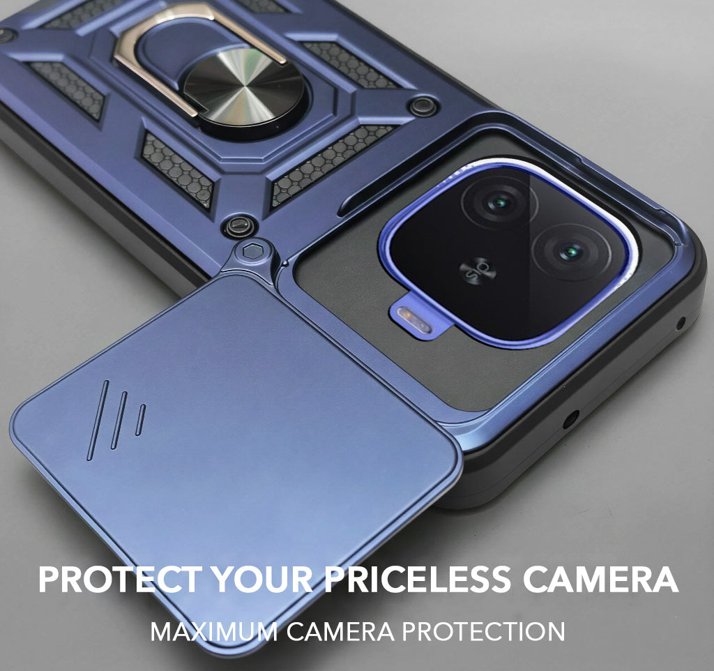 For Vivo iQOO Neo 10R Back Cover Case (Hybrid Dual Armor Polycarbonate)