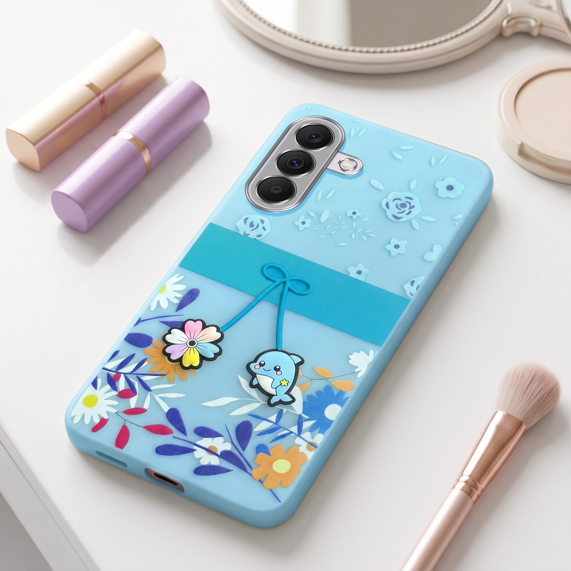 For Samsung Galaxy A37 5G Back Cover Case (3D Cute Cartoons | Hard Back Side Soft | Matte Premium Finish | HD Printing)