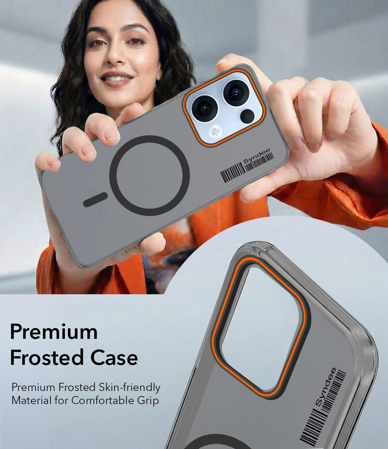 For Oppo Reno13 5G | Oppo Reno 13 5G Back Cover Case (Soft Touch | Camera Bump Protection | MagSafe Compatible | Matte Finish)