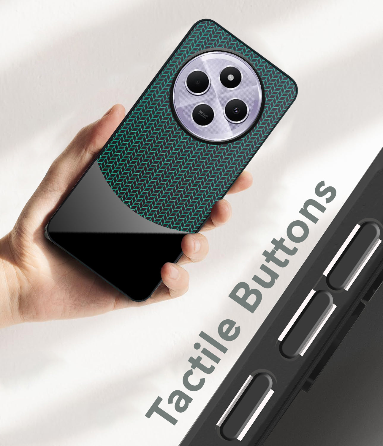 For Redmi A4 5G | Xiaomi Redmi 14C Silicone Finish Back Cover Case (Premium Minimalist Professional Feel | Camera Protection Bump)