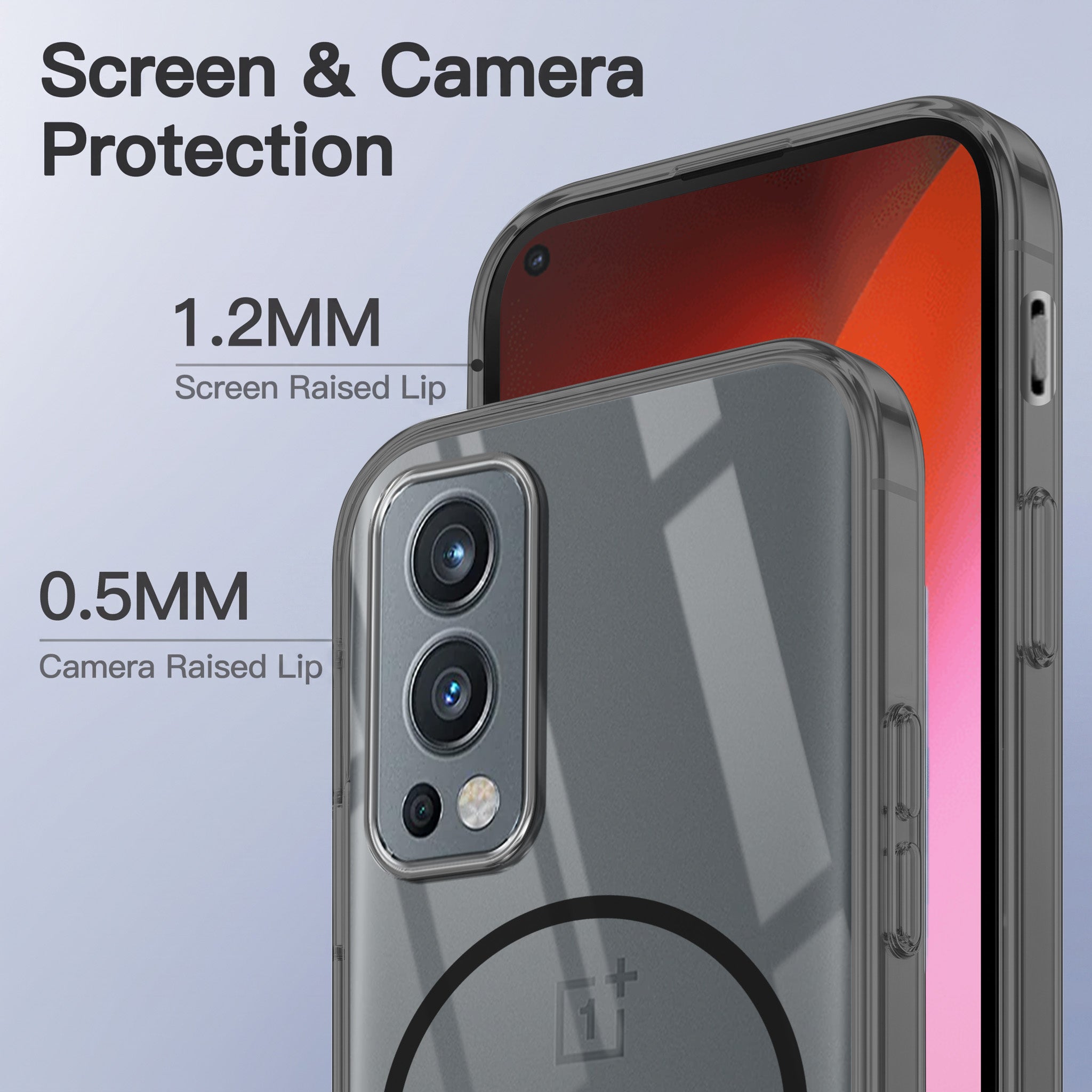 For OnePlus Nord 2 5G Back Case Cover Crystal Anti Yellow (Unbreakable PC | MagSafe Wireless Charging Support |Camera Protection Bump)