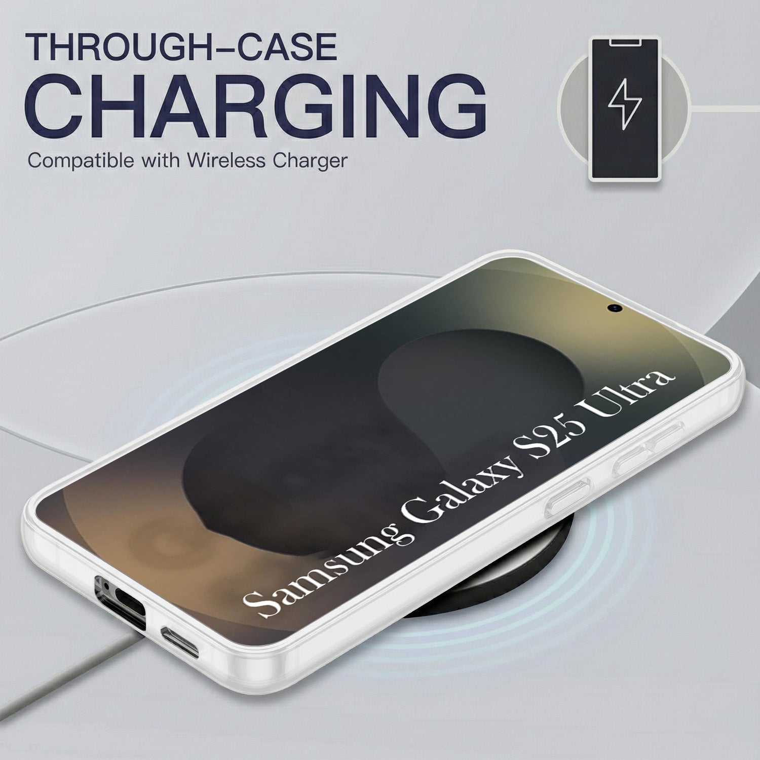 For Samsung Galaxy S25 Ultra Back Cover Case Silicone (Slim Paper Thin | Camera Protection Bump | Minimalist Professional | Soft Flexible)