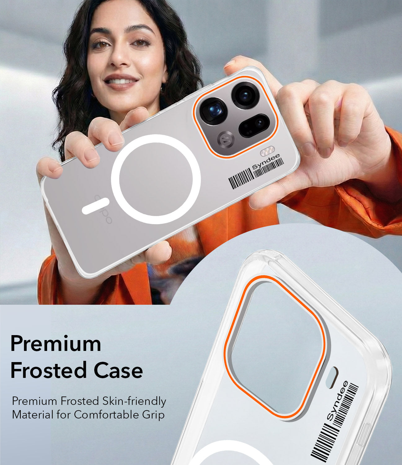For Oppo Find X9 Pro Back Cover Case (Soft Touch | Camera Bump Protection | MagSafe Compatible | Matte Finish)