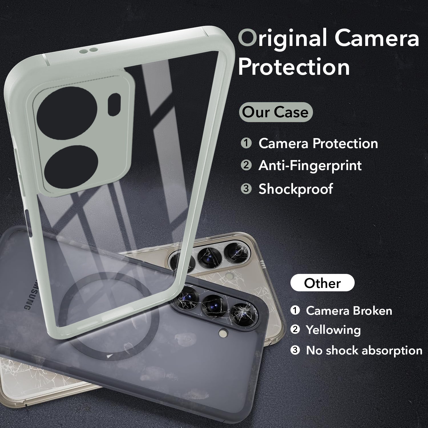 For Redmi 15A 5G Back Cover Case Ultra-Hybrid (Lifetime Anti Yellow | Anti Scratch | Crystal Clear Shockproof)