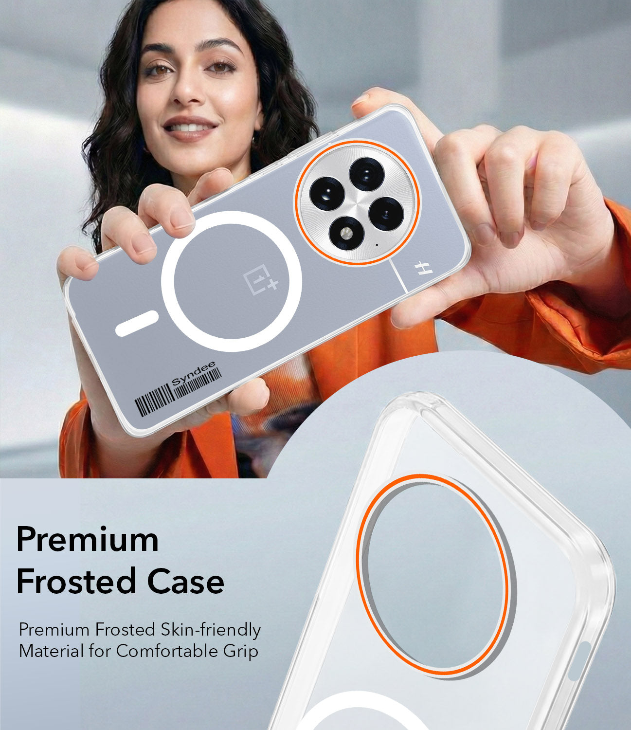 For OnePlus 13 Back Cover Case (Soft Touch | Camera Bump Protection | MagSafe Compatible | Matte Finish)
