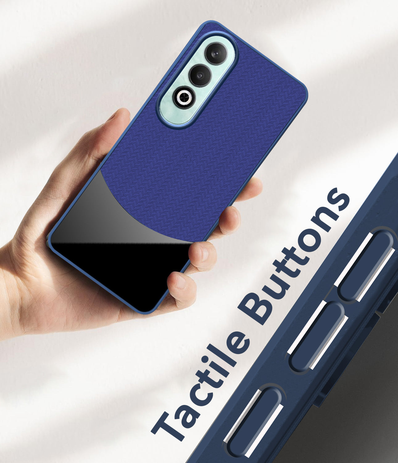 For Oneplus Nord CE 4 Back Cover Case (Elegant PU Leather Finish | Premium Minimalist Professional | Camera Protection Bump)