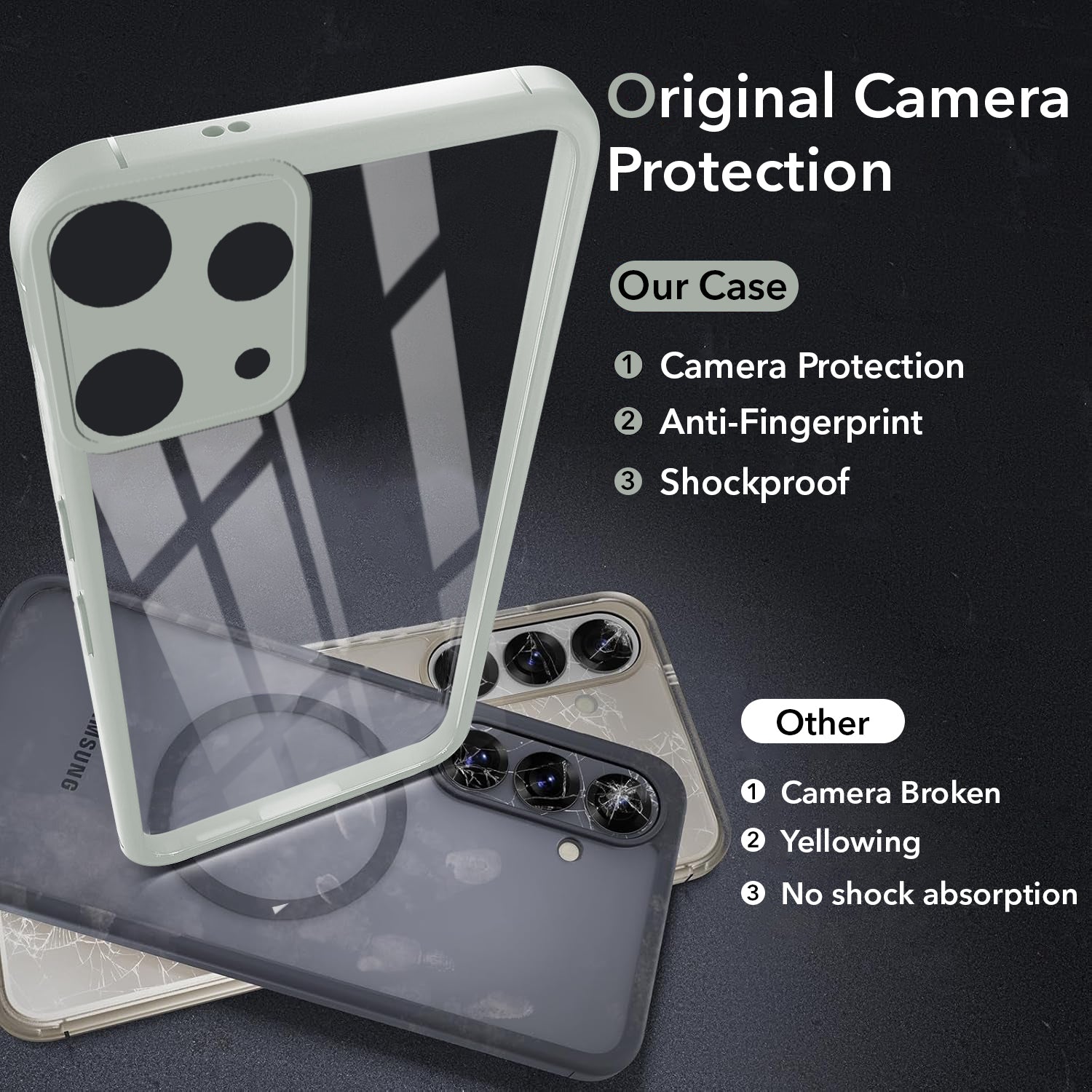 For Nothing Phone 3A Lite Back Cover Case Ultra-Hybrid (Lifetime Anti Yellow | Anti Scratch | Crystal Clear Shockproof)