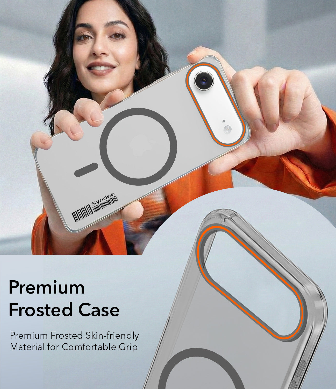 For Apple iPhone 17 Air Back Cover Case (Soft Touch | Camera Bump Protection | MagSafe Compatible | Matte Finish)