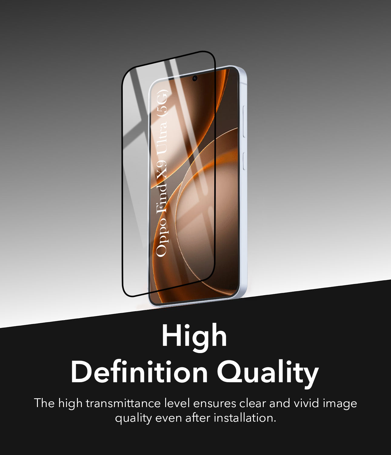 Tempered Glass For Oppo Find X9 Ultra Military-Grade GorillaScreen Protector With Installation Kit | Shatterproof, Full Coverage, HD Clear, Scratch Resistant (Pack of 1)