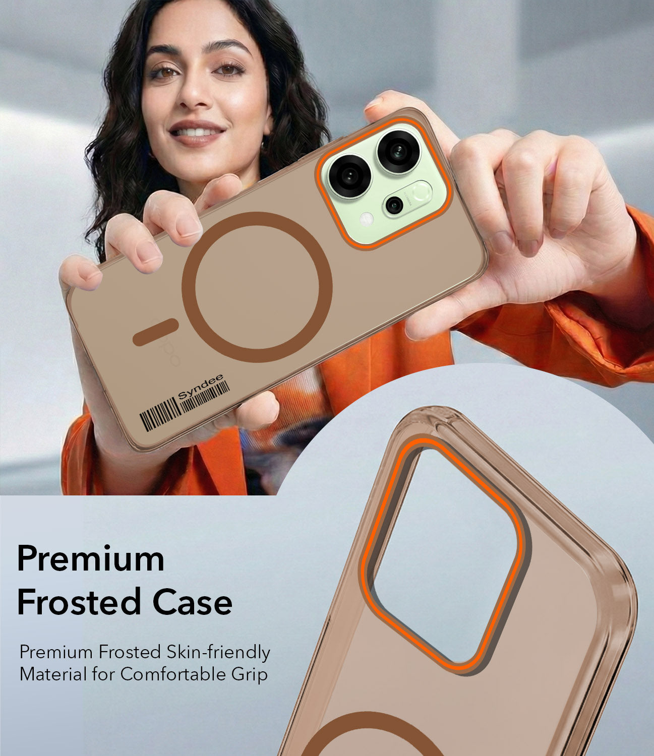 For Oppo Reno14 5G | Oppo Reno 14 5G Back Cover Case (Soft Touch | Camera Bump Protection | MagSafe Compatible | Matte Finish)