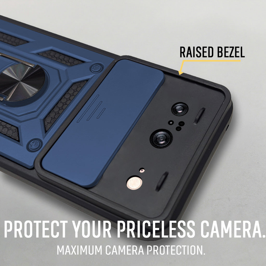 For Google Pixel 8 Back Cover Case (Hybrid Dual Armor Polycarbonate)