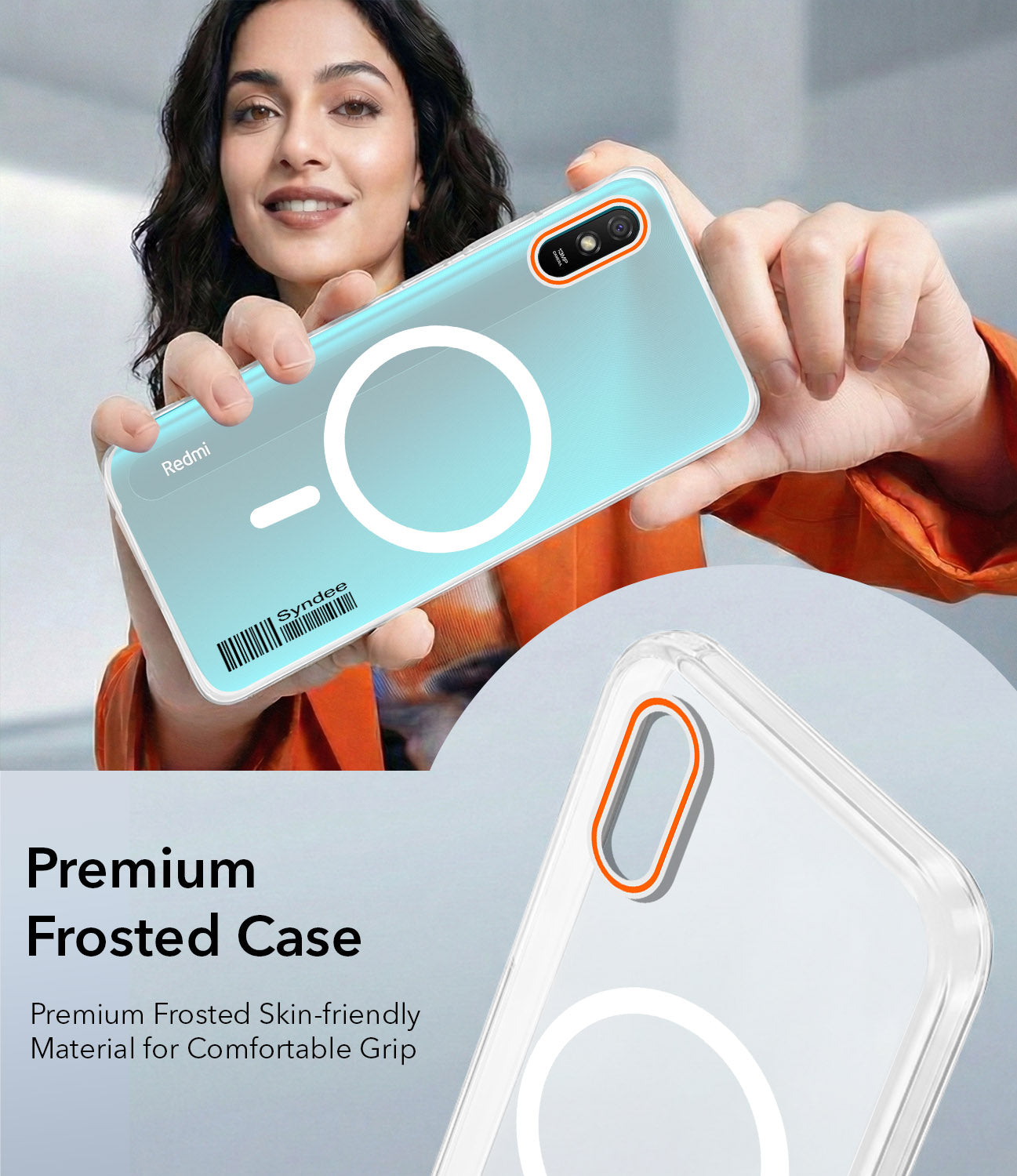For Xiaomi Mi Redmi 9A | Redmi 9i Back Cover Case (Soft Touch | Camera Bump Protection | MagSafe Compatible | Matte Finish)