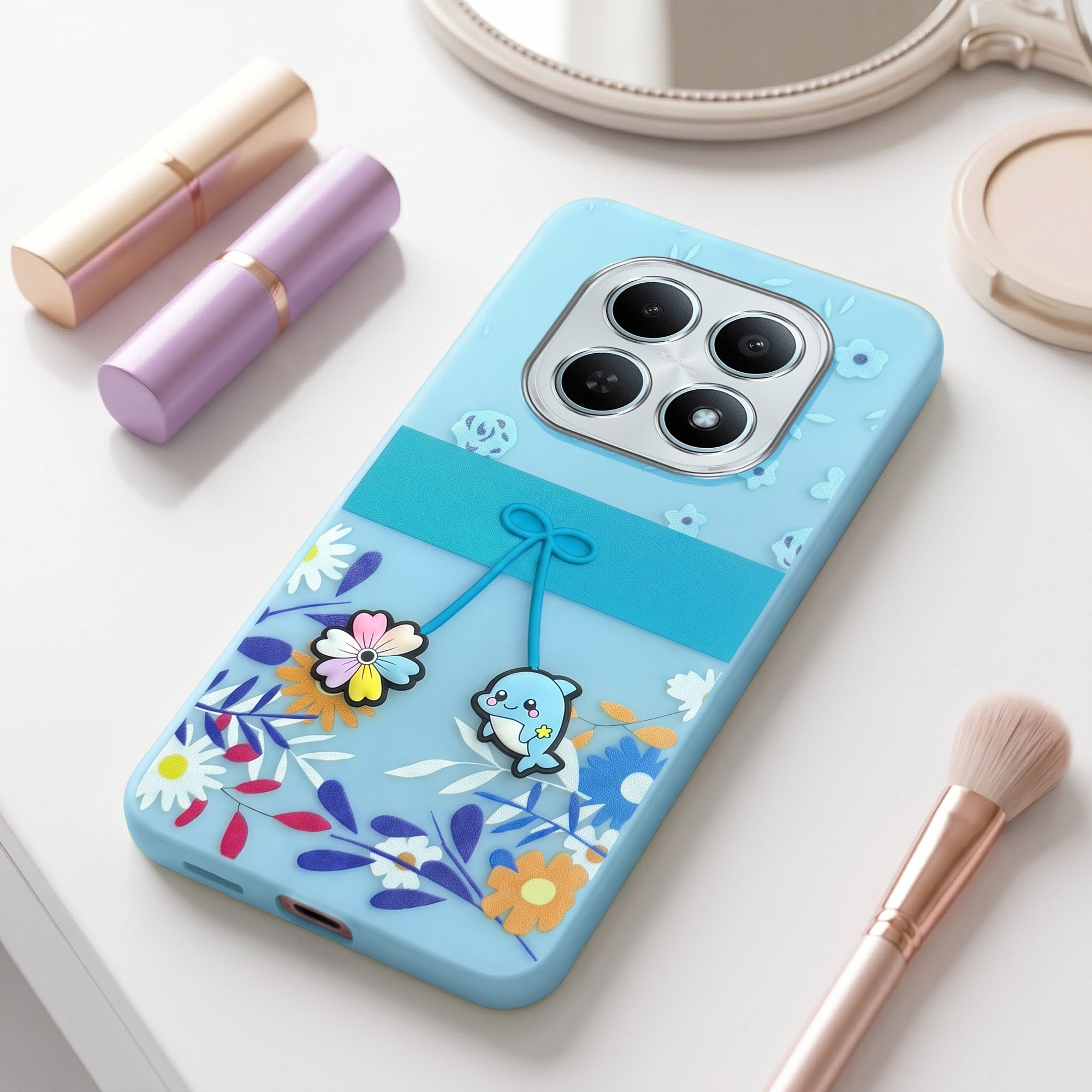 For Xiaomi Redmi Note 15 5G | Redmi Note 15 SE 5G Back Cover Case (3D Cute Cartoons | Hard Back Side Soft | Matte Premium Finish | HD Printing)