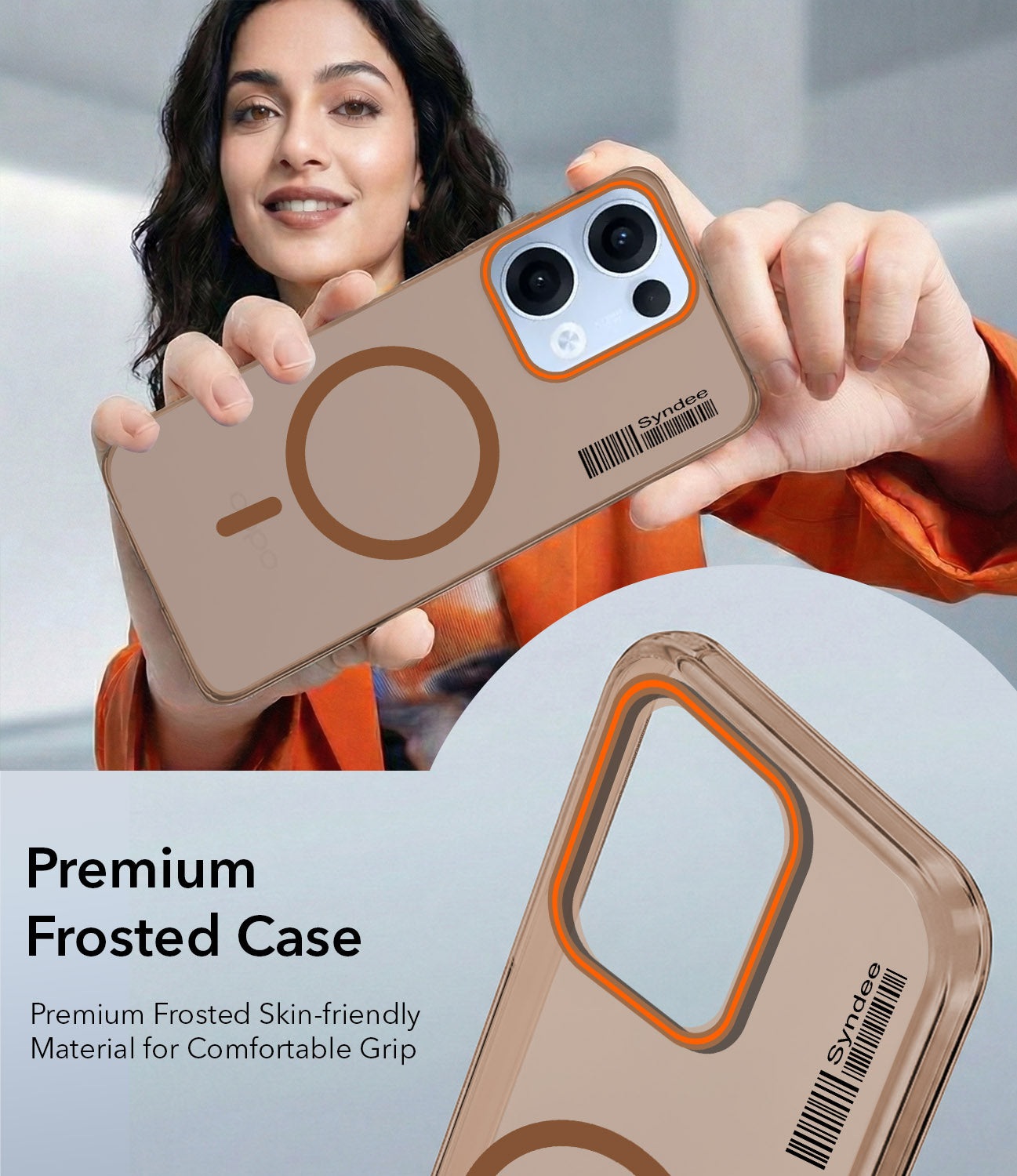 For Oppo Reno13 5G | Oppo Reno 13 5G Back Cover Case (Soft Touch | Camera Bump Protection | MagSafe Compatible | Matte Finish)