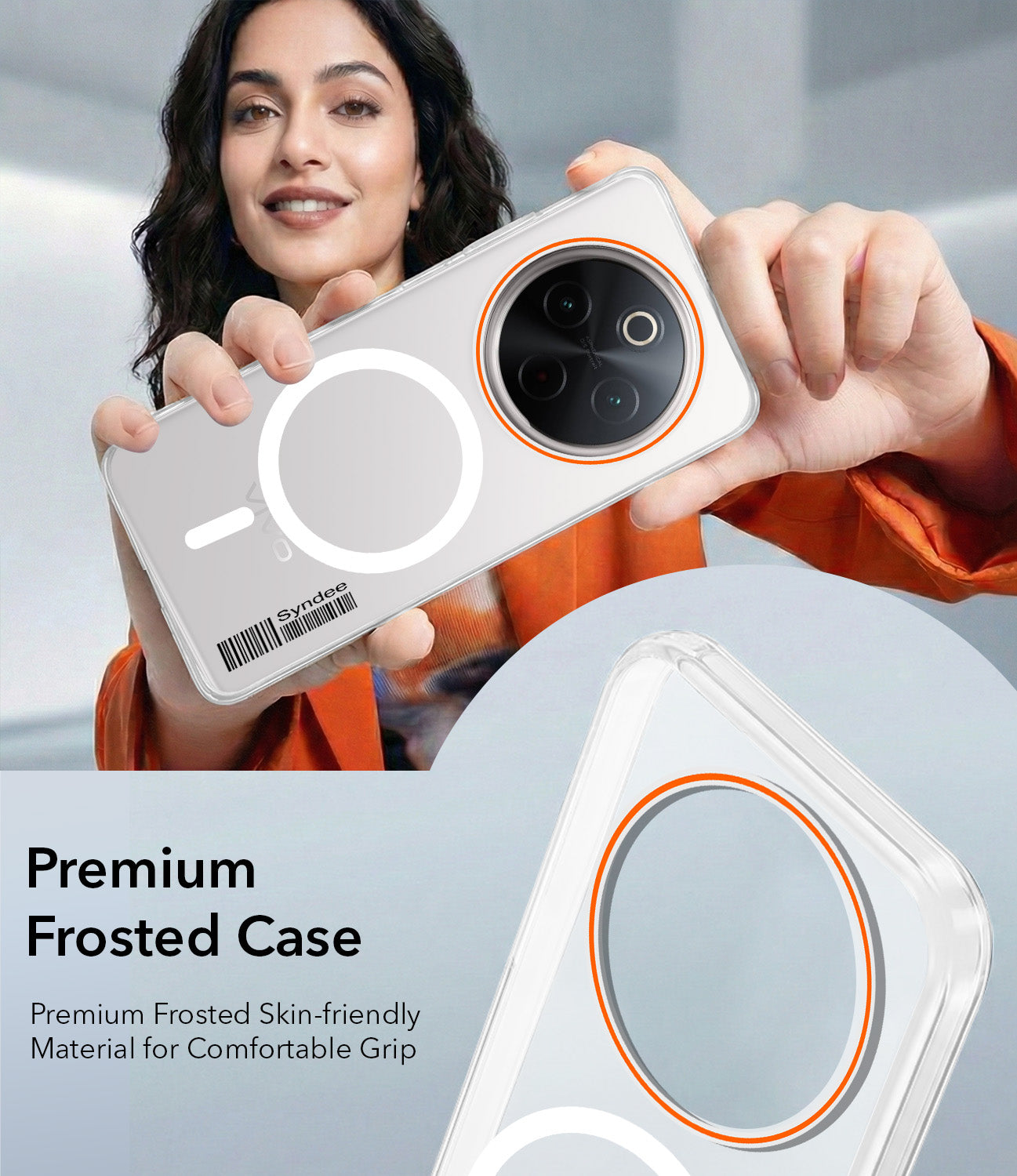For Vivo T4 Back Cover Case (Soft Touch | Camera Bump Protection | MagSafe Compatible | Matte Finish)