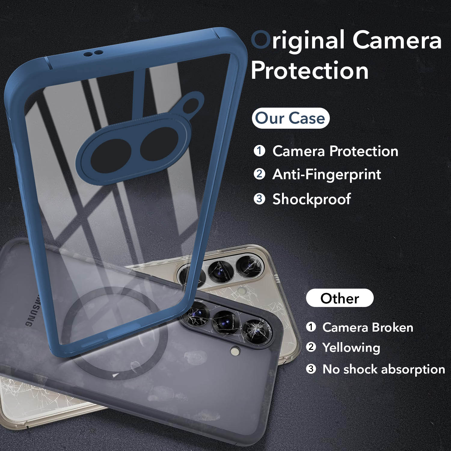 For Nothing Phone 2A 5G Back Cover Case (Lifetime Anti Yellow | Anti Scratch | Crystal Clear Shockproof)