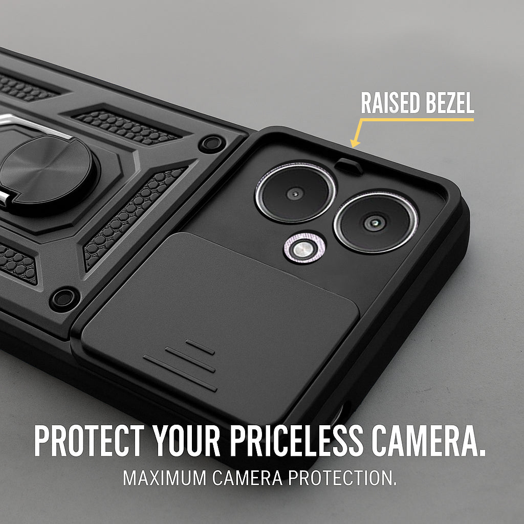 For Xiaomi Redmi 13C 5G Back Case Cover (Hybrid Dual Armor Polycarbonate)