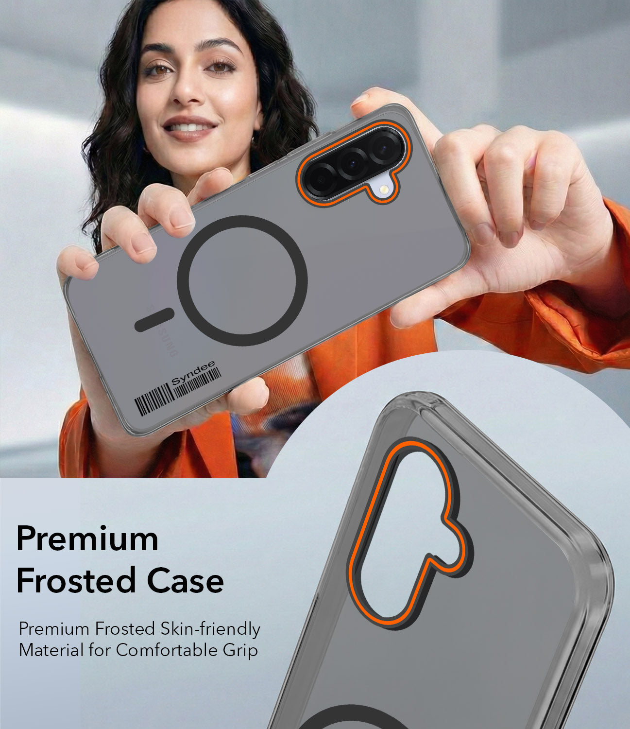 For Samsung Galaxy A36 5G Back Cover Case (Soft Touch | Camera Bump Protection | MagSafe Compatible | Matte Finish)