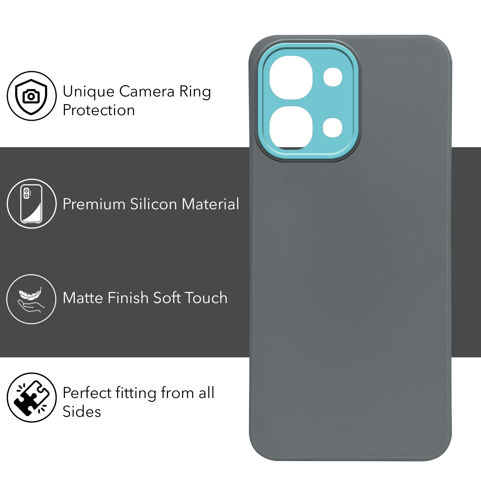 For Oppo F31 5G | Oppo F33 5G Back Cover Case (Dual Colour |Full Camera Protection | Sleek and Professional)