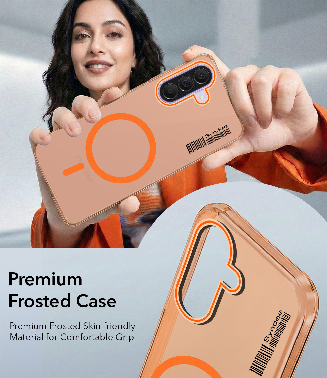 For Samsung Galaxy A37 5G Back Cover Case (Soft Touch | Camera Bump Protection | MagSafe Compatible | Matte Finish)