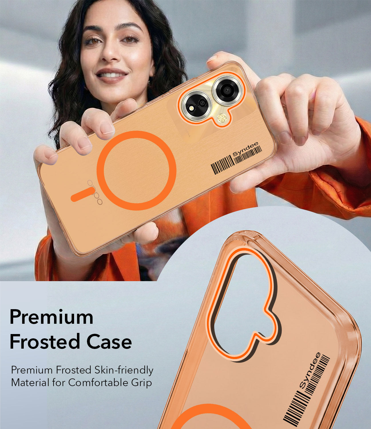 For Oppo A59 5G Back Cover Case (Soft Touch | Camera Bump Protection | MagSafe Compatible | Matte Finish)