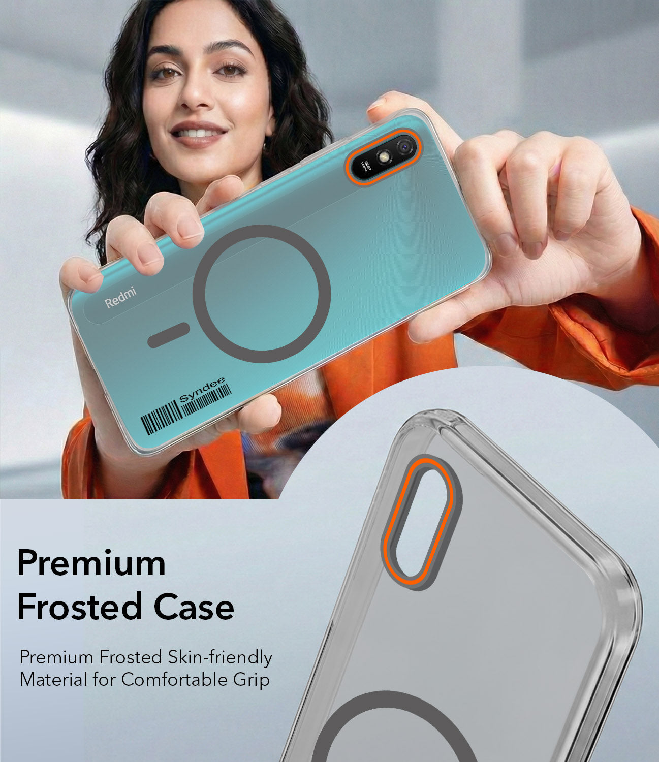 For Xiaomi Mi Redmi 9A | Redmi 9i Back Cover Case (Soft Touch | Camera Bump Protection | MagSafe Compatible | Matte Finish)