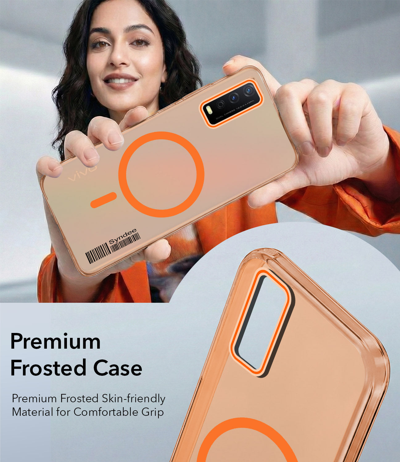 For Vivo Y12s | Y11s | Y12G Back Cover Case (Soft Touch | Camera Bump Protection | MagSafe Compatible | Matte Finish)