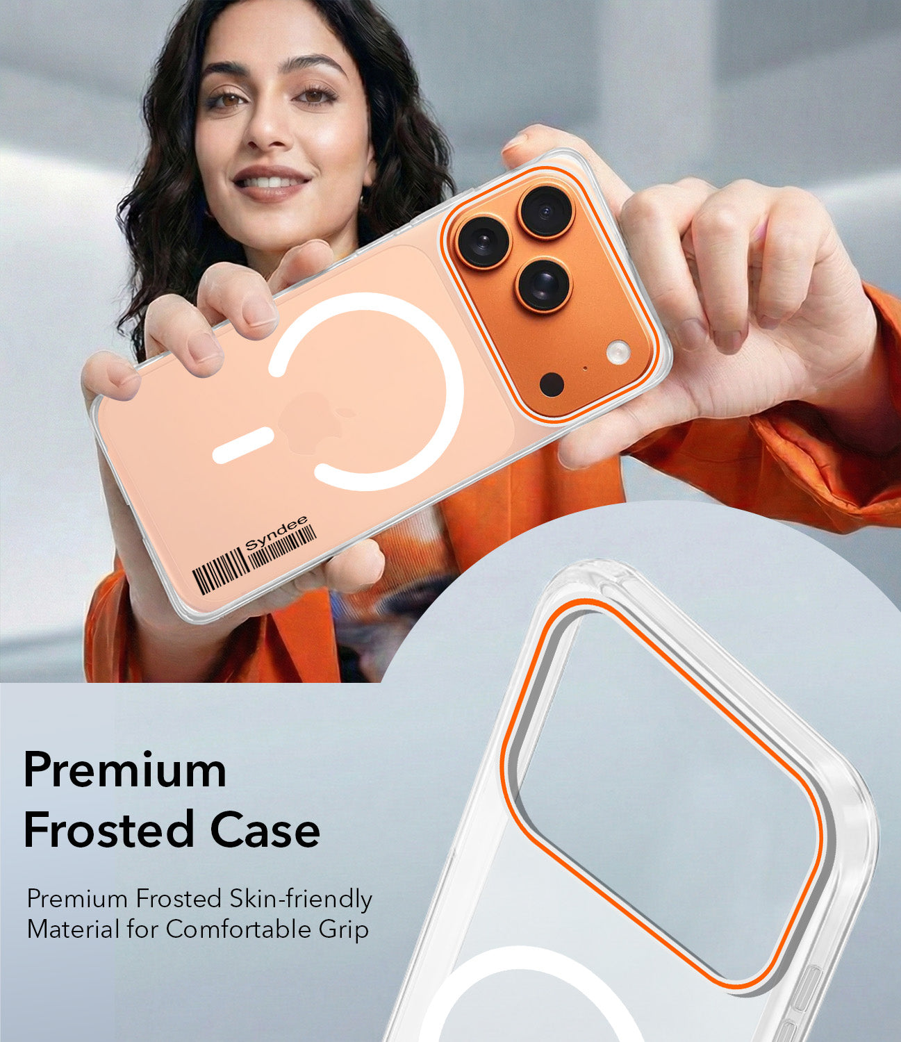 For Apple iPhone 17 Pro Max Back Cover Case (Soft Touch | Camera Bump Protection | MagSafe Compatible | Matte Finish)