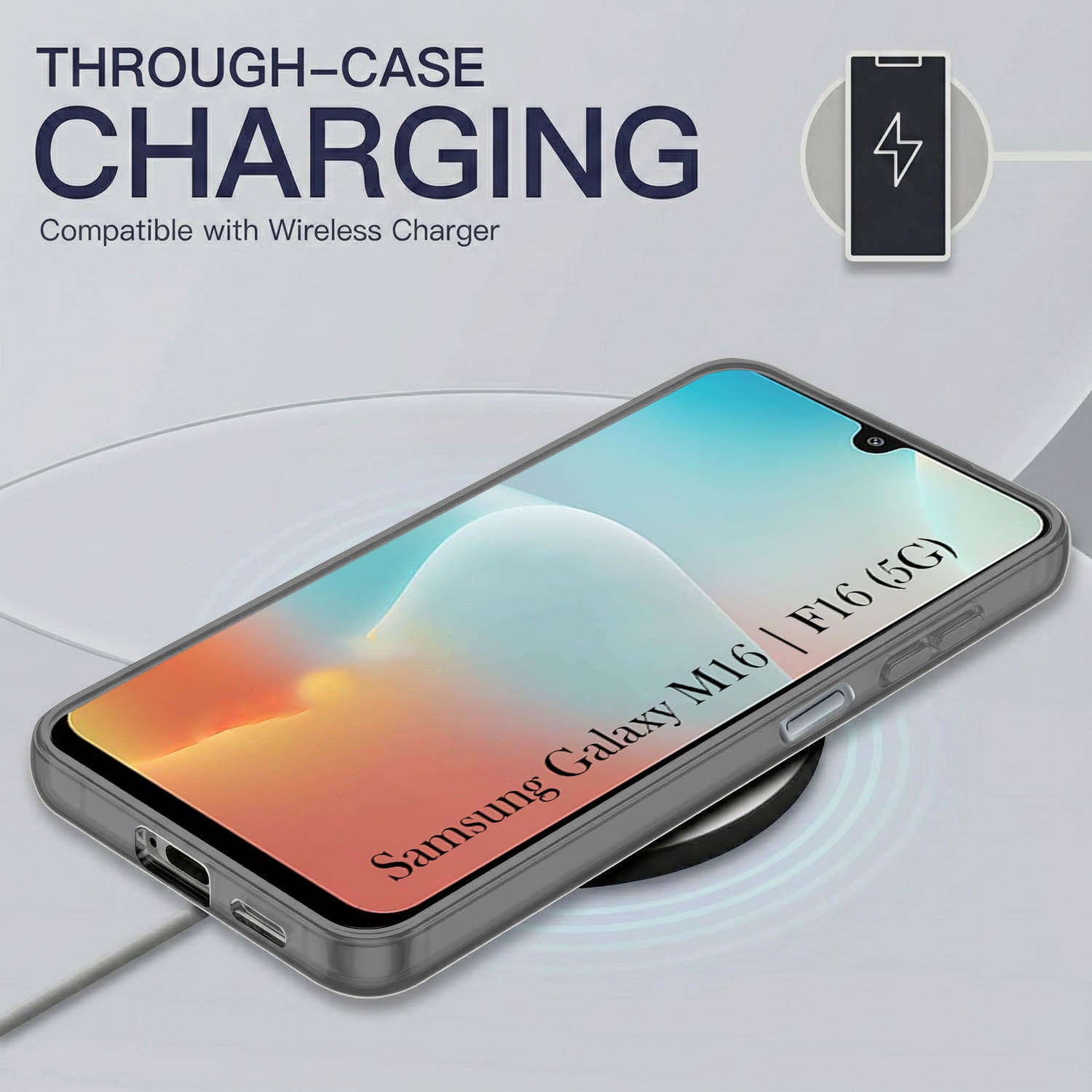 For Samsung Galaxy M16 5G | Samsung Galaxy F16 5G Back Cover Case Silicone (Slim Paper Thin | Camera Protection Bump | Minimalist Professional | Soft Flexible)