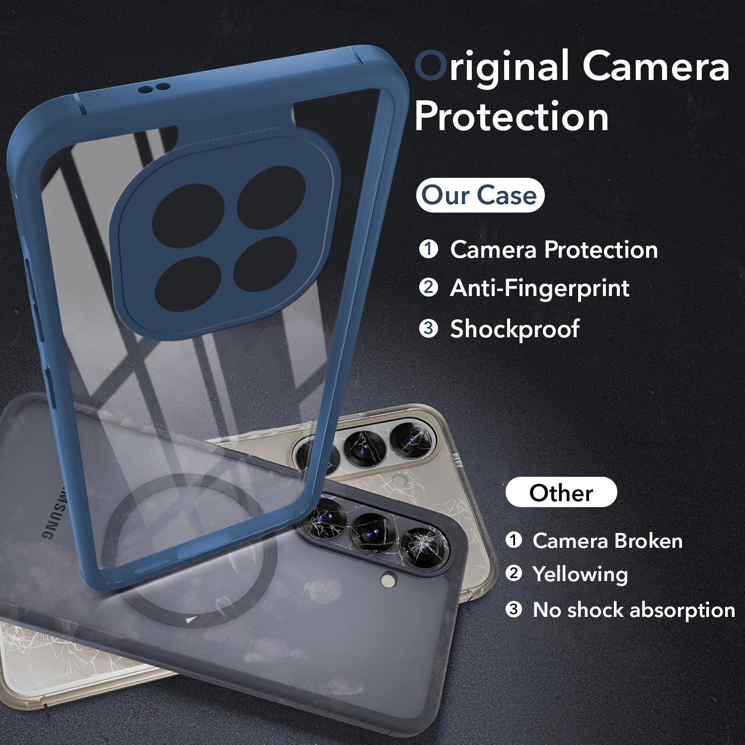 For Oppo F29 Back Cover Case (Lifetime Anti Yellow | Anti Scratch | Crystal Clear Shockproof)
