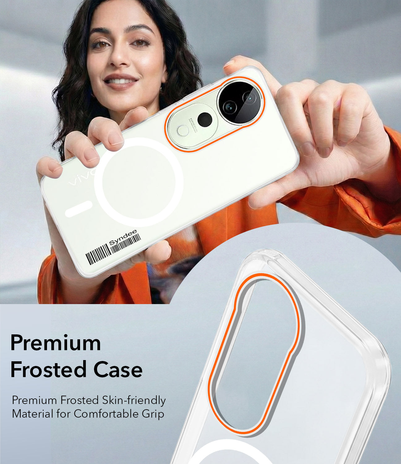 For Vivo T3 Ultra Back Cover Case (Soft Touch | Camera Bump Protection | MagSafe Compatible | Matte Finish)