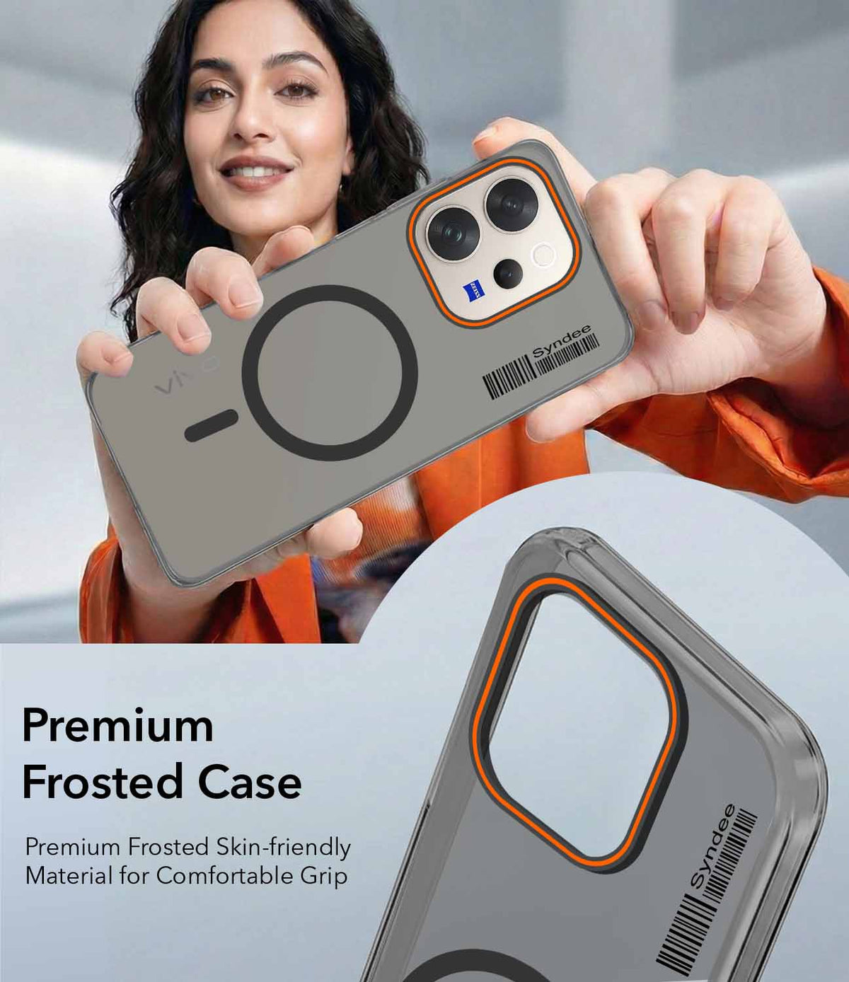 For Vivo V70 | Vivo V70 Elite 5G Back Cover Case (Soft Touch | Camera Bump Protection | MagSafe Compatible | Matte Finish)