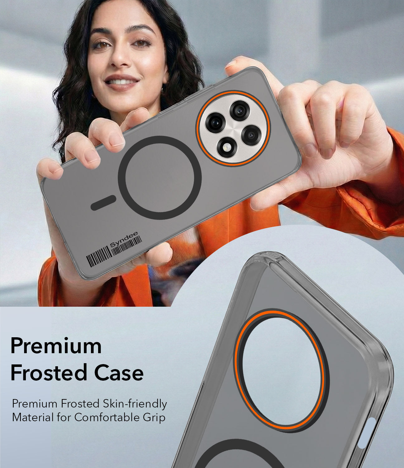For OnePlus 13R Back Cover Case (Soft Touch | Camera Bump Protection | MagSafe Compatible | Matte Finish)