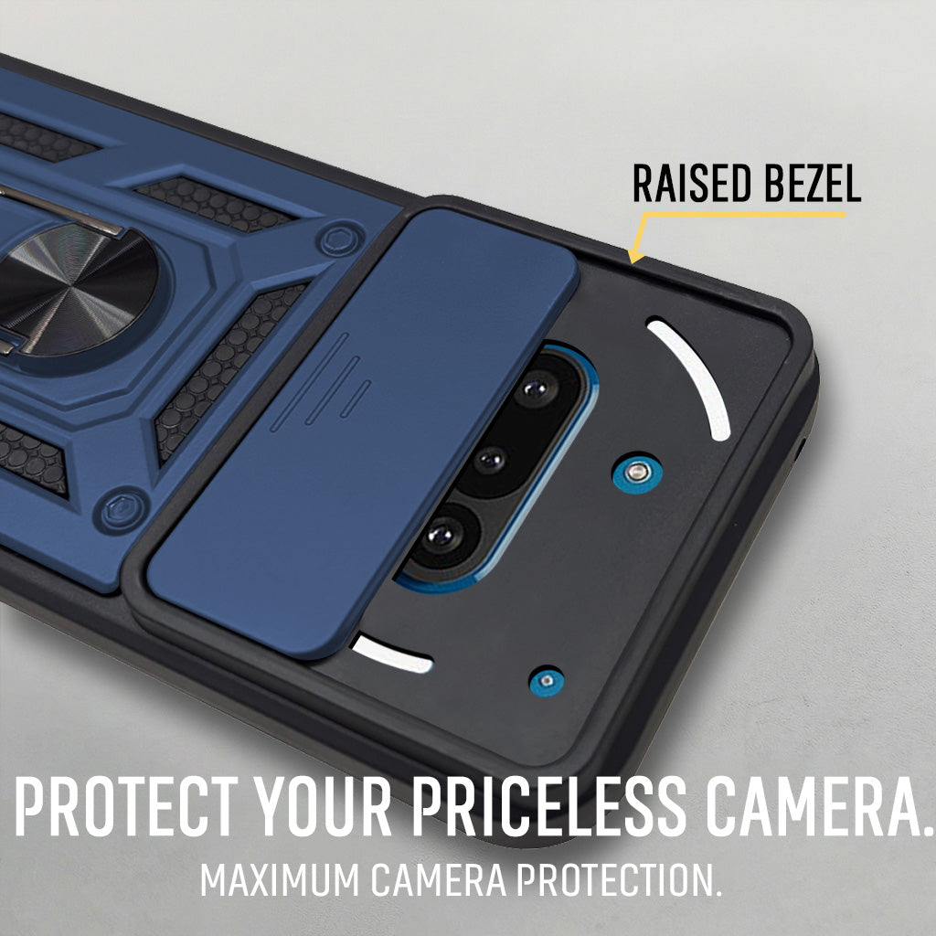 For Nothing Phone 3A 5G Back Cover Case (Hybrid Dual Armor Polycarbonate)