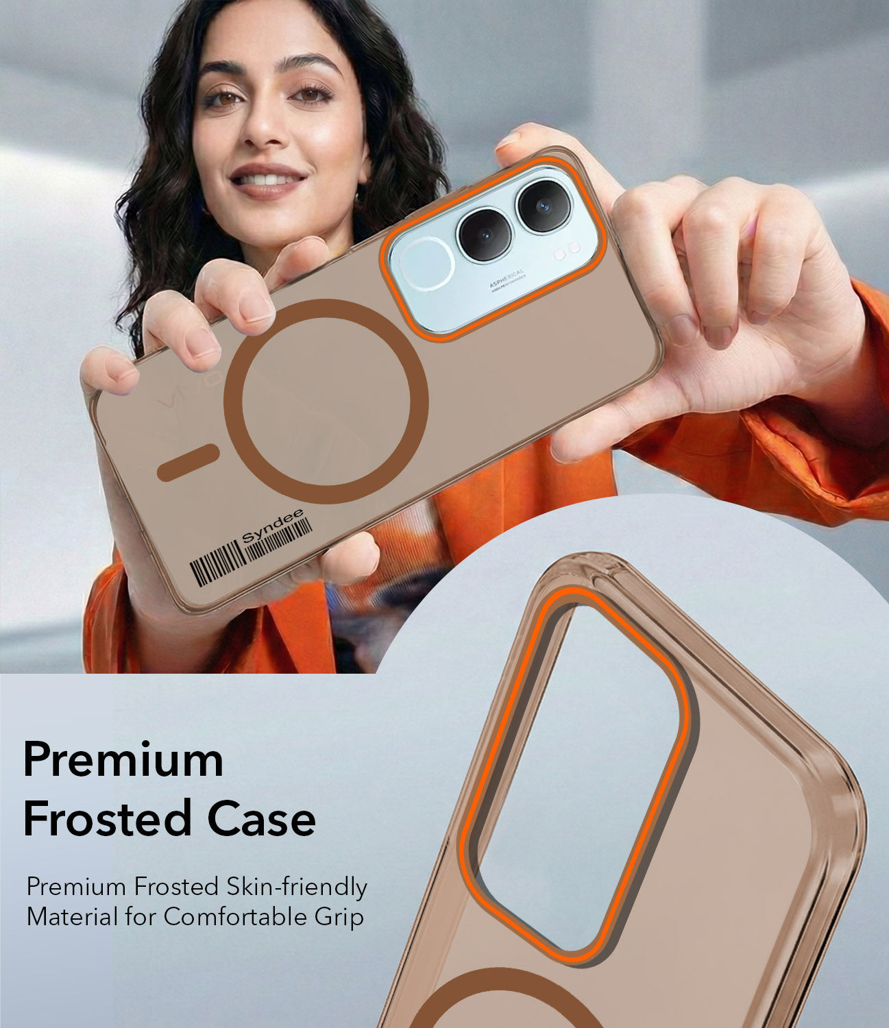For Vivo Y29 Back Cover Case (Soft Touch | Camera Bump Protection | MagSafe Compatible | Matte Finish)