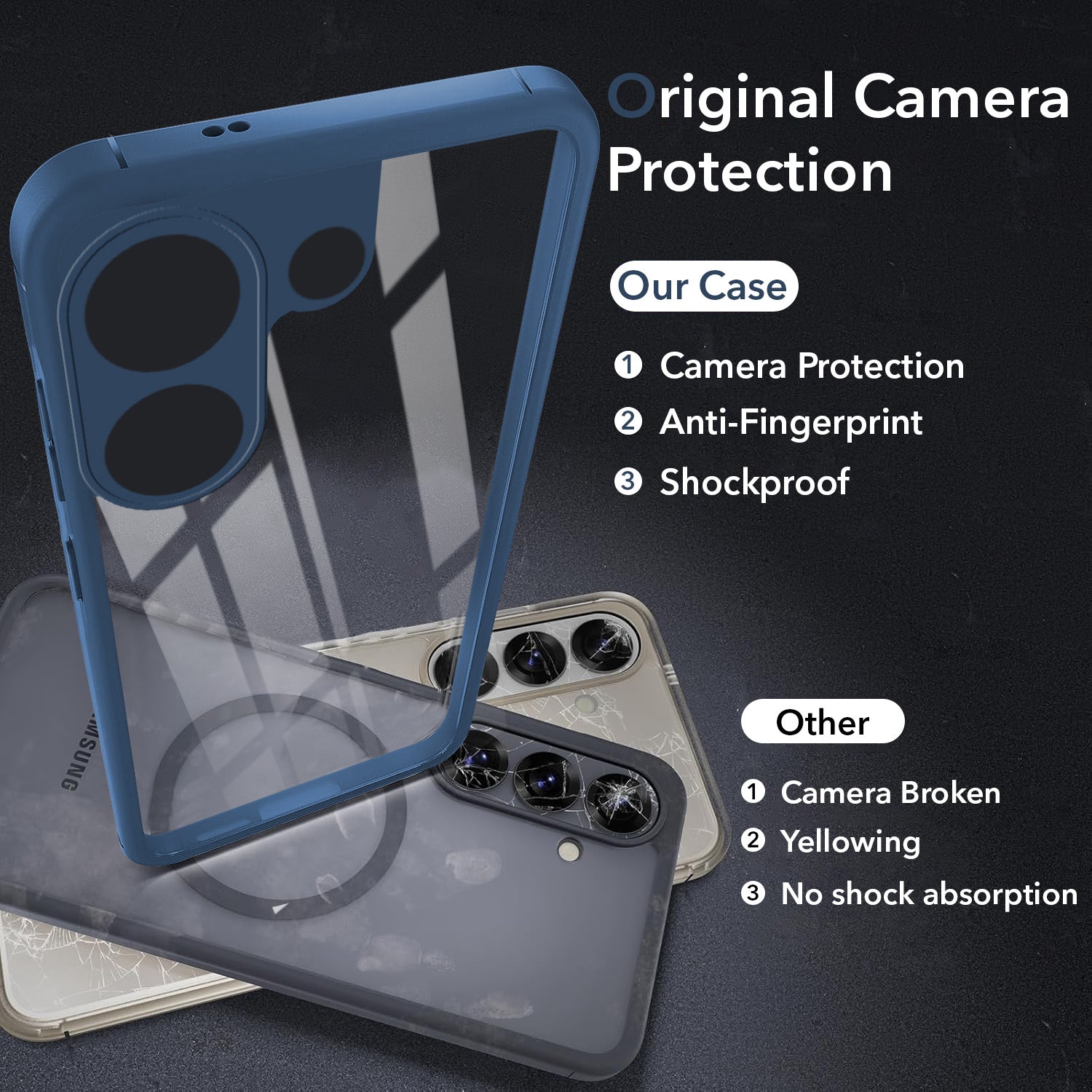 For Redmi Turbo 5 Back Cover Case Ultra-Hybrid (Lifetime Anti Yellow | Anti Scratch | Crystal Clear Shockproof)