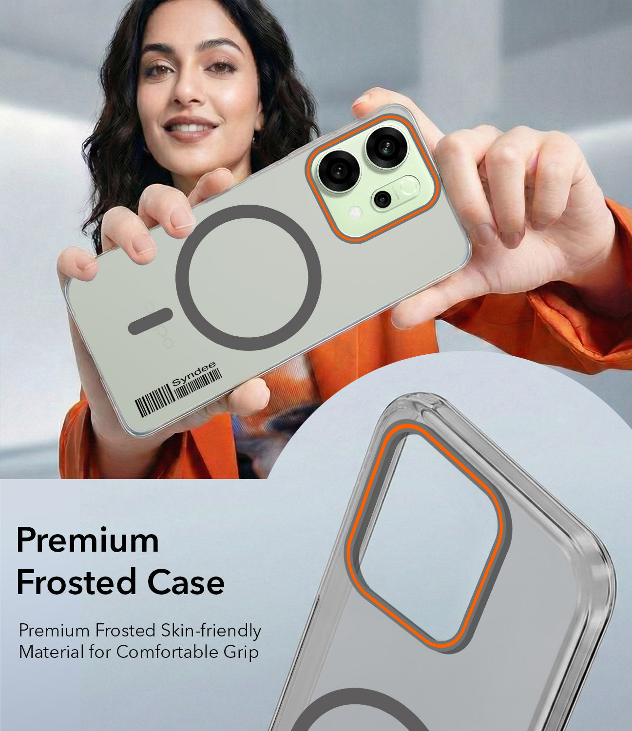 For Oppo Reno14 5G | Oppo Reno 14 5G Back Cover Case (Soft Touch | Camera Bump Protection | MagSafe Compatible | Matte Finish)