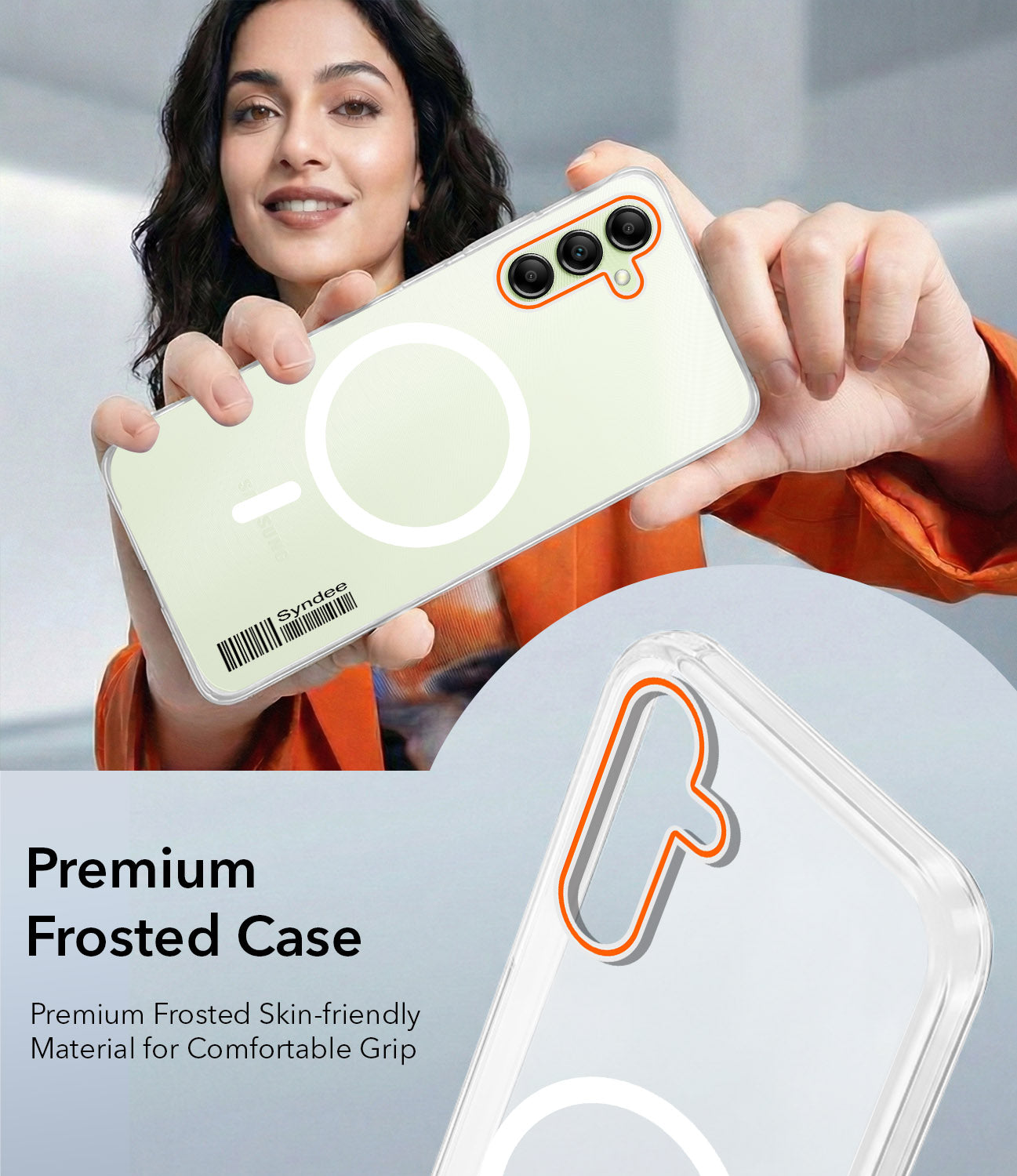 For Samsung Galaxy A14 4G | 5G Back Cover Case (Soft Touch | Camera Bump Protection | MagSafe Compatible | Matte Finish)