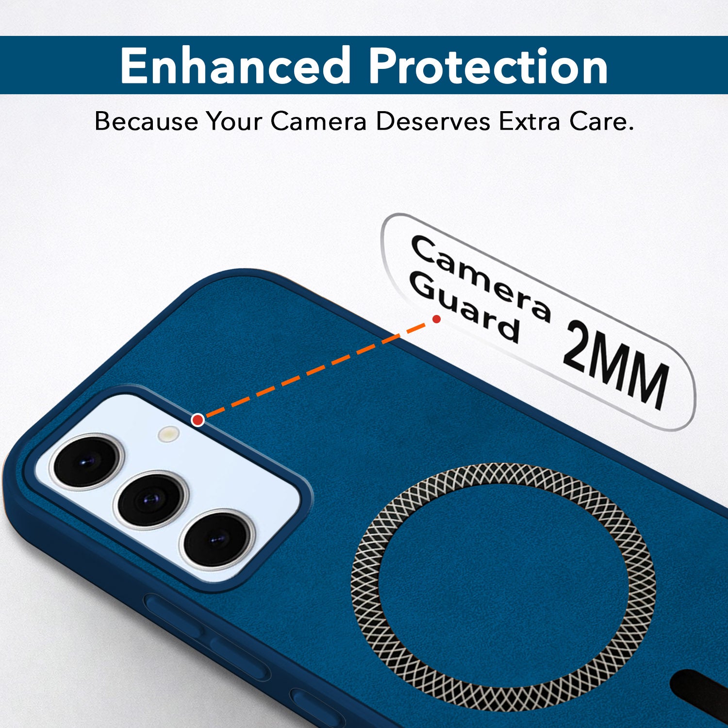 For Samsung Galaxy S24 FE Back Cover Case Leather Finish (MagSafe Compatible Wireless Charging | Soft Touch | Camera Bump Protection)