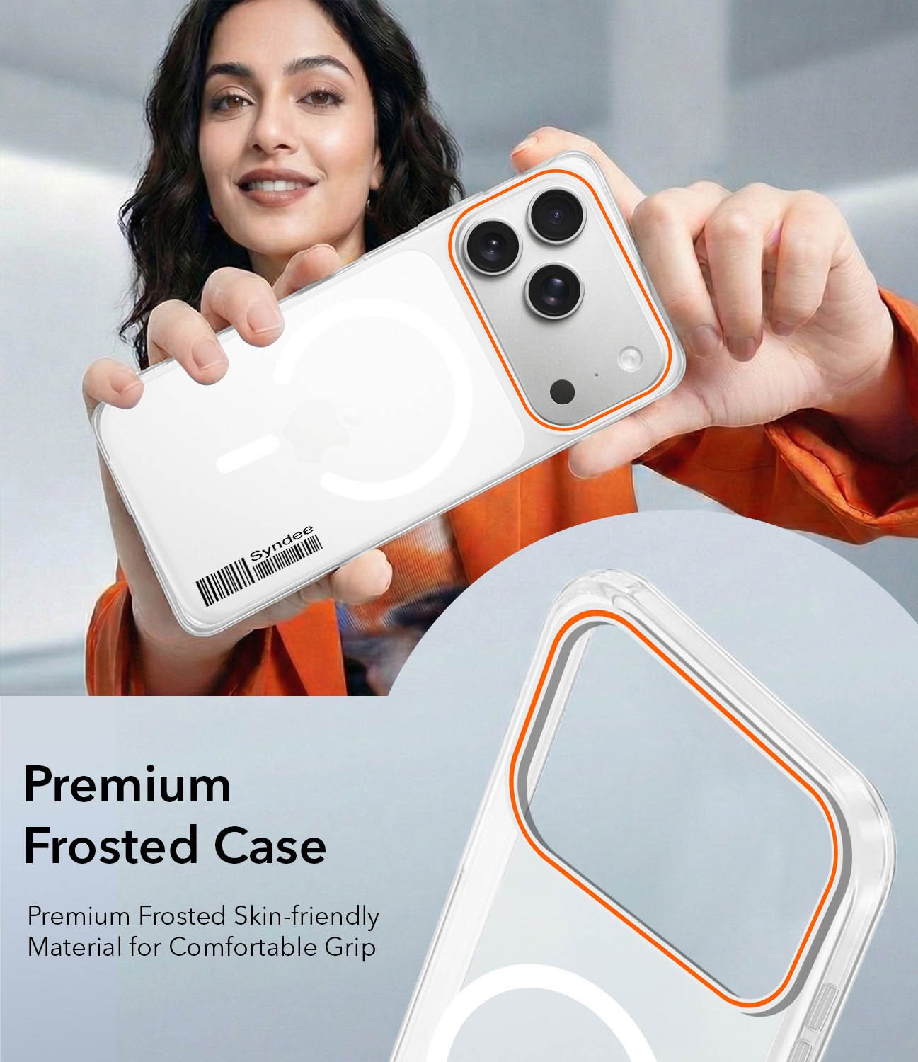 For iPhone 17 Pro | iPhone 18 Pro Back Cover Case (Soft Touch | Camera Bump Protection | MagSafe Compatible | Matte Finish)