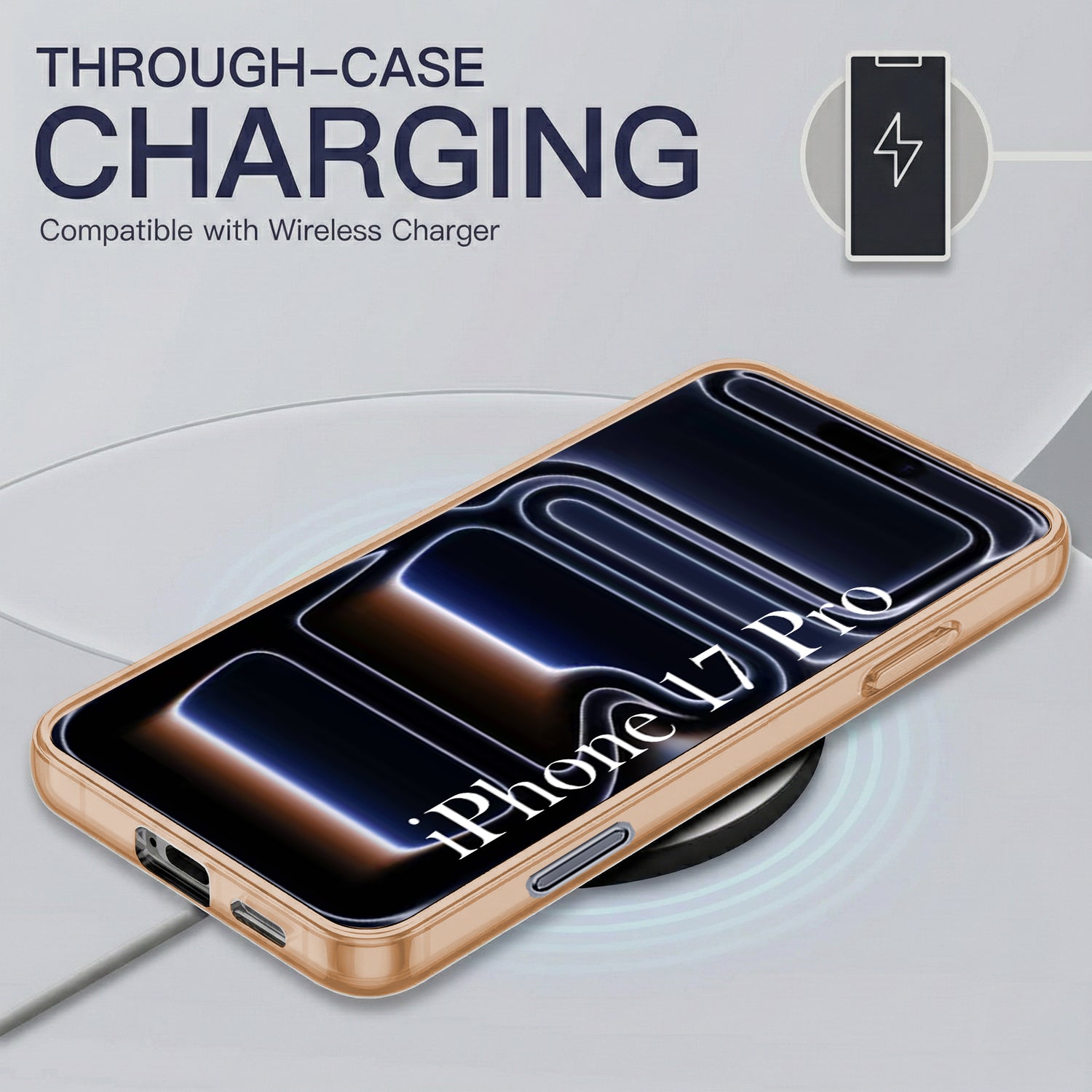 For Apple iPhone 17 Pro Back Cover Case Silicone (Slim Paper Thin | Camera Protection Bump | Minimalist Professional | Soft Flexible)